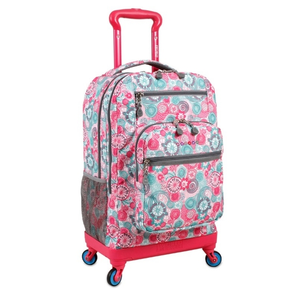 MOONSLIDER ROLLING BACKPACK SRB-19 BLUE RASPBERRY - Picture 2 of 11